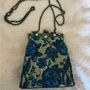 Vintage Antique Beaded Handbag Purse